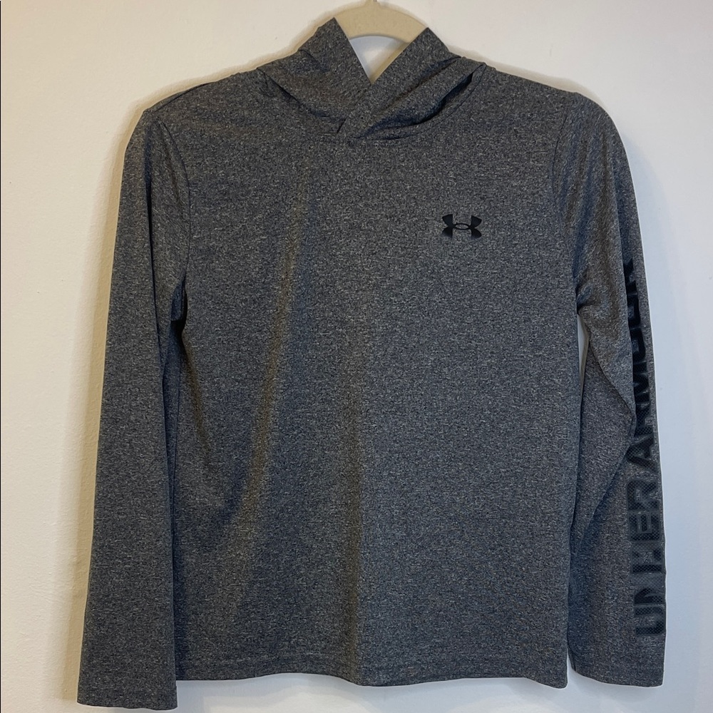 Under Armour Hooded Charcoal Heather Size Large